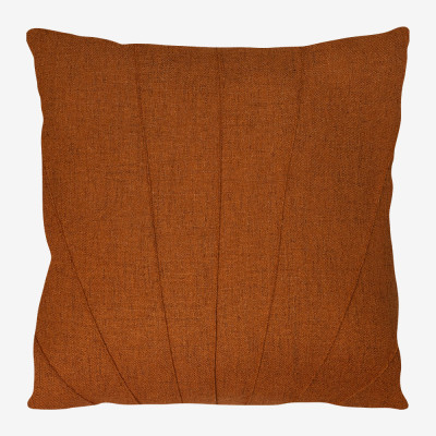 22931 - 2553 - Almofada Drapeada - Linho Terracota 